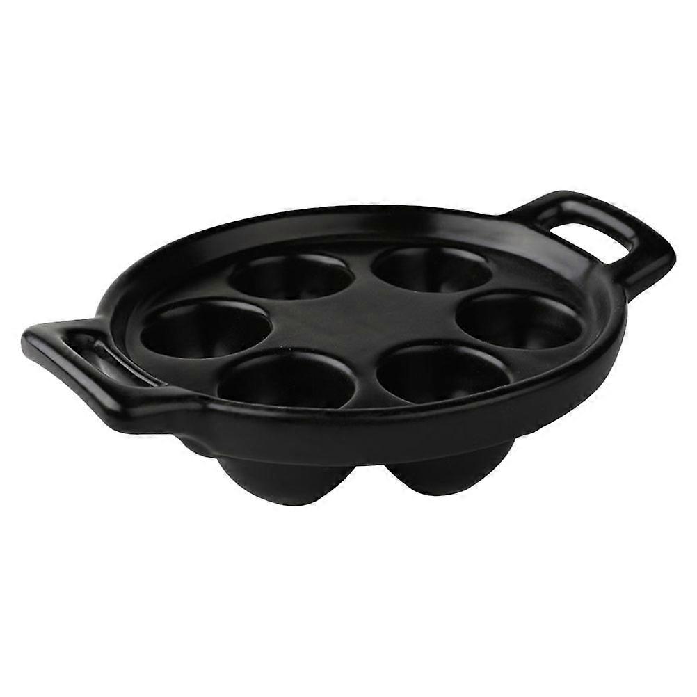 Escargot Plate with Ceramic Material, Perfect for Baking and Serving Shell Foods