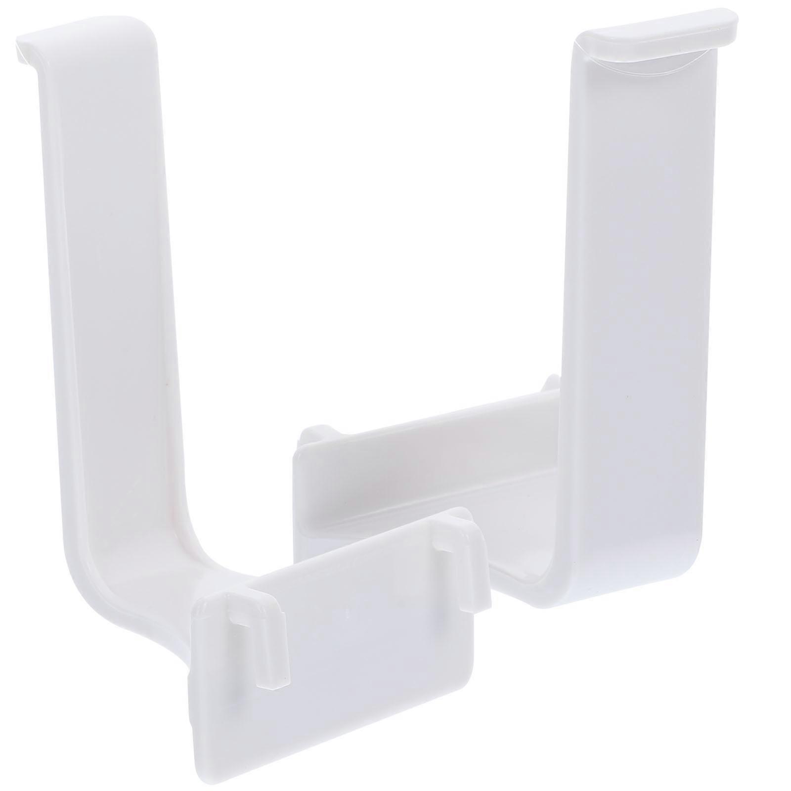 Peg Board Hangers Cup Racks for Bathroom Use Rectangular Shape ABS Material Drain Remaining Liquid 2Pcs