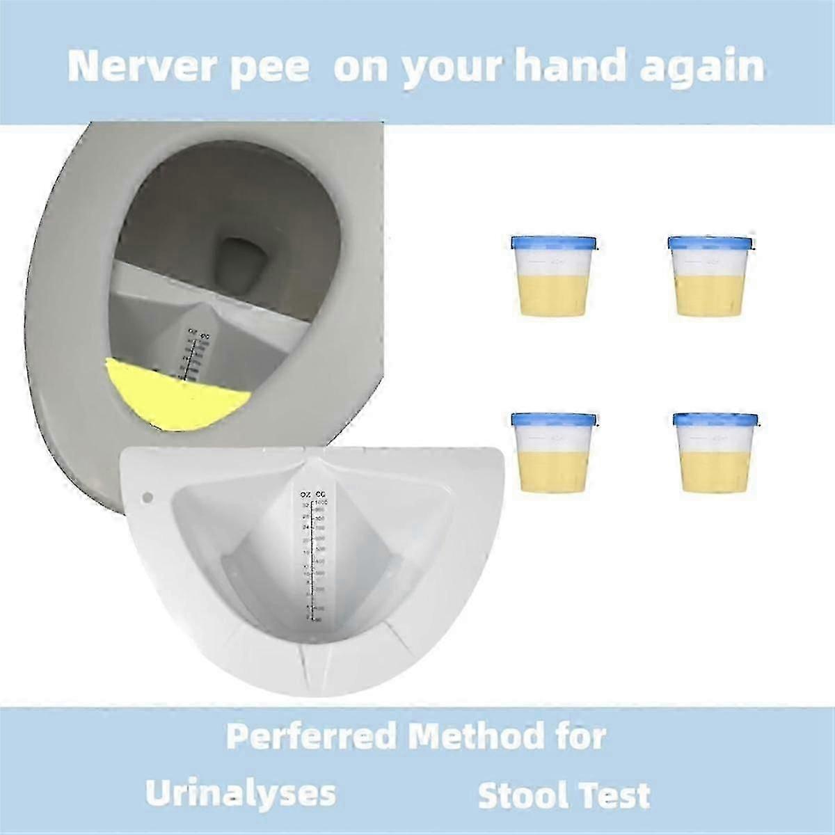 10Pcs Urine Collection Hat for Toilet-Female Urinal Stool Sample Collection, Toilet Hats,Urine Coll-Yvan