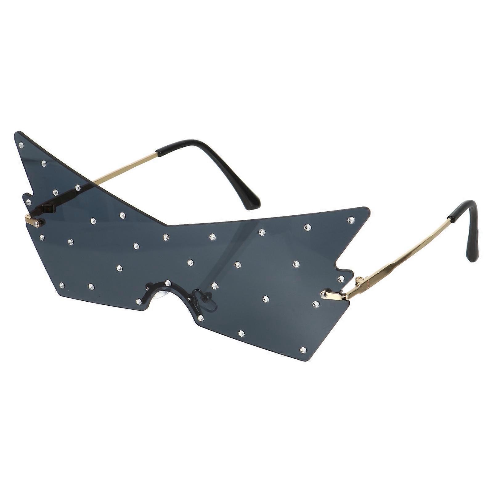 Party Funny Glasses Irregular Sunglasses Traveling Driving Accessory 15.6x13x6cm 1 Pair