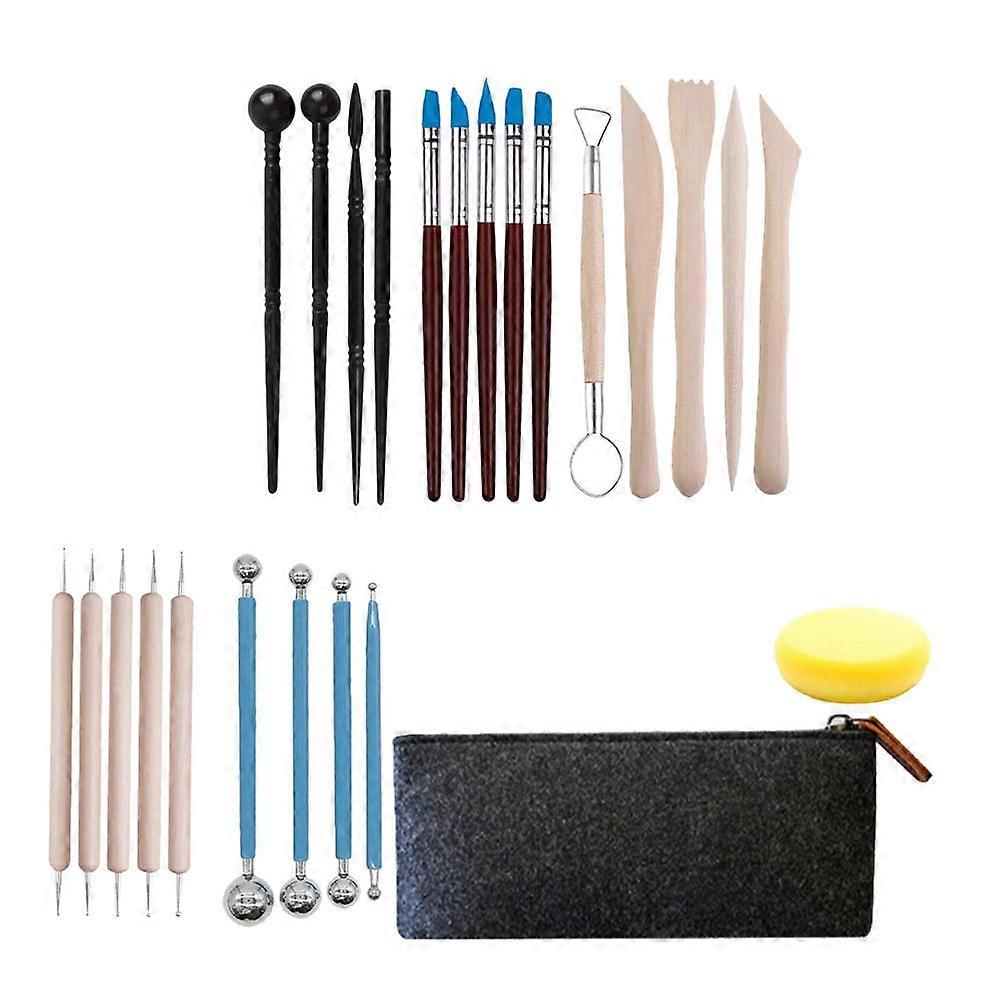 Pottery Clay Sculpting Tool Diy Projects Artists Assorted Color 12X1X1CM Sculpting Forming Cutting Scraping 1Set