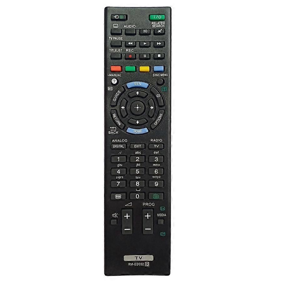 J6C RM-ED052 Replacement Smart English Television Remote Control t0Z for Sony TV