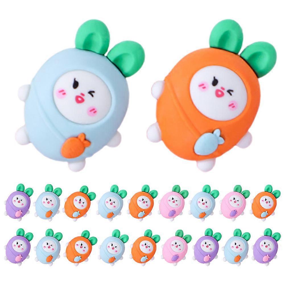 Fun Erasers For Kids Bulk Carrot Eraser Assorted .00X3.00X2.00CM Erase Colored Pencil Marks School Activities 20Set