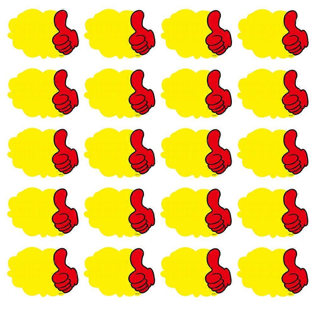 Burst Paper Signs Retail Price Indication Bright Color 13x10cm Attention Grabbing 20Pack