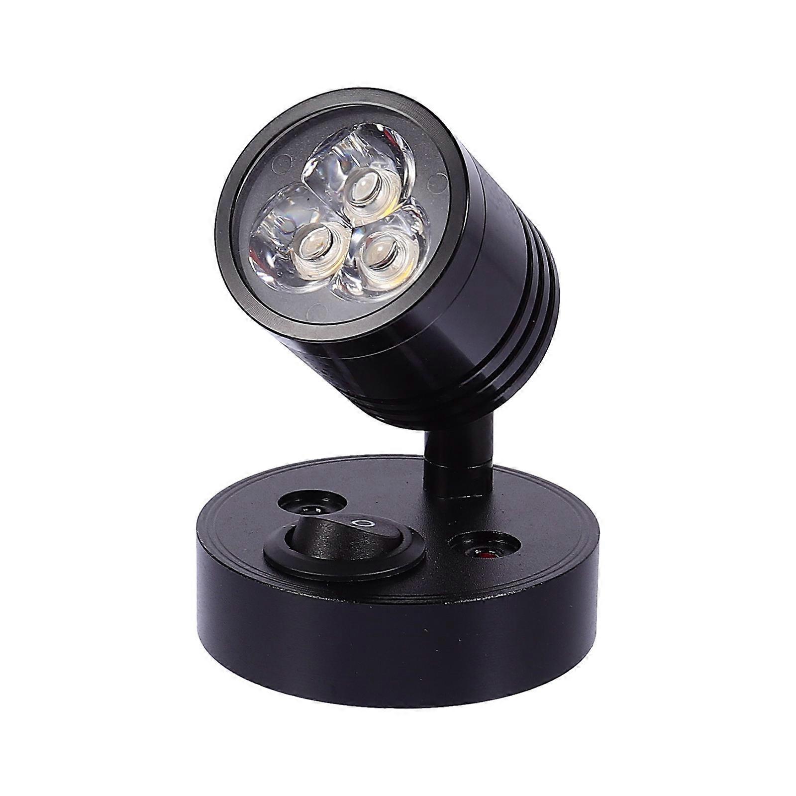 Aluminum Ceiling Light for RV Boat Yacht with Adjustable Direction and Rust Resistant Wall Mount Suction Lamp for Camper Caravan Truck Use