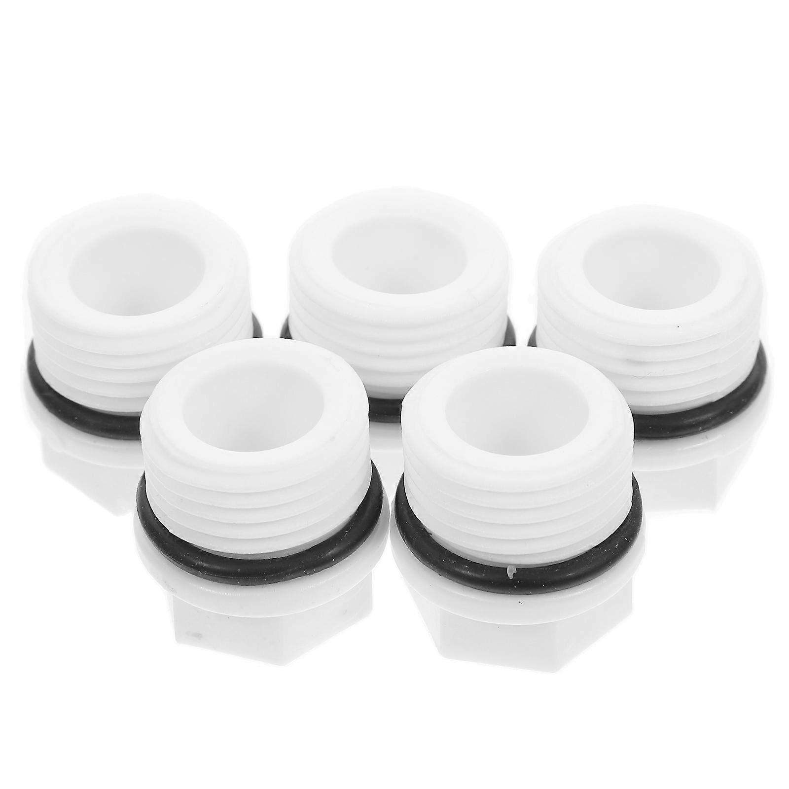 PPR Water Pipe Connector PPR Pipe Plug End Cap Connector for Home Irrigation System Preventing Leaks 5Set