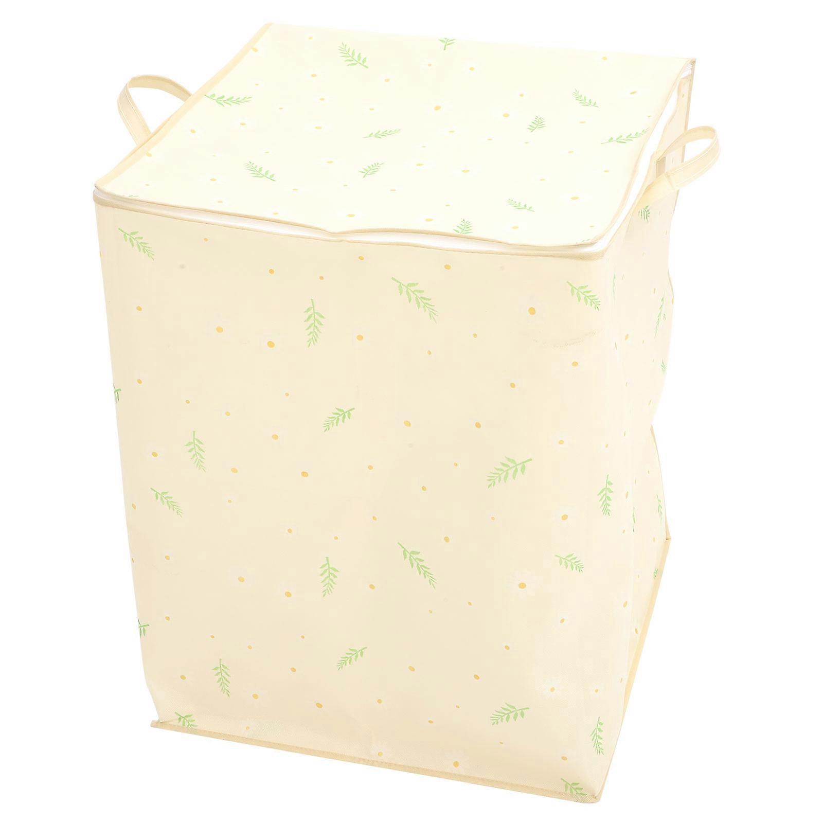Closet Storage Large Capacity Non-Woven Fabric Rectangular Quilt Organizer Bag Portable 1Pcs
