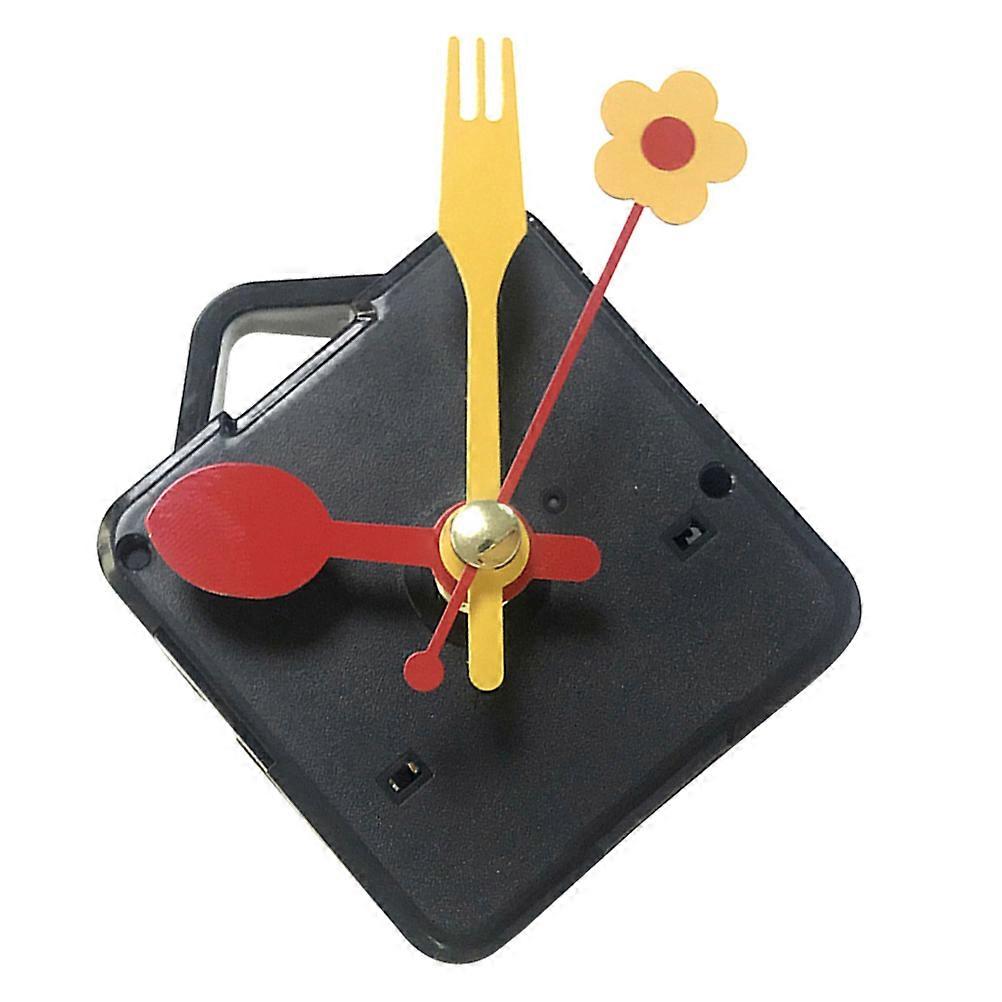Clock Hardware Kit Durable Quartz Movement Silent Precise Time Black For Desk Clocks Craft Projects 1Set
