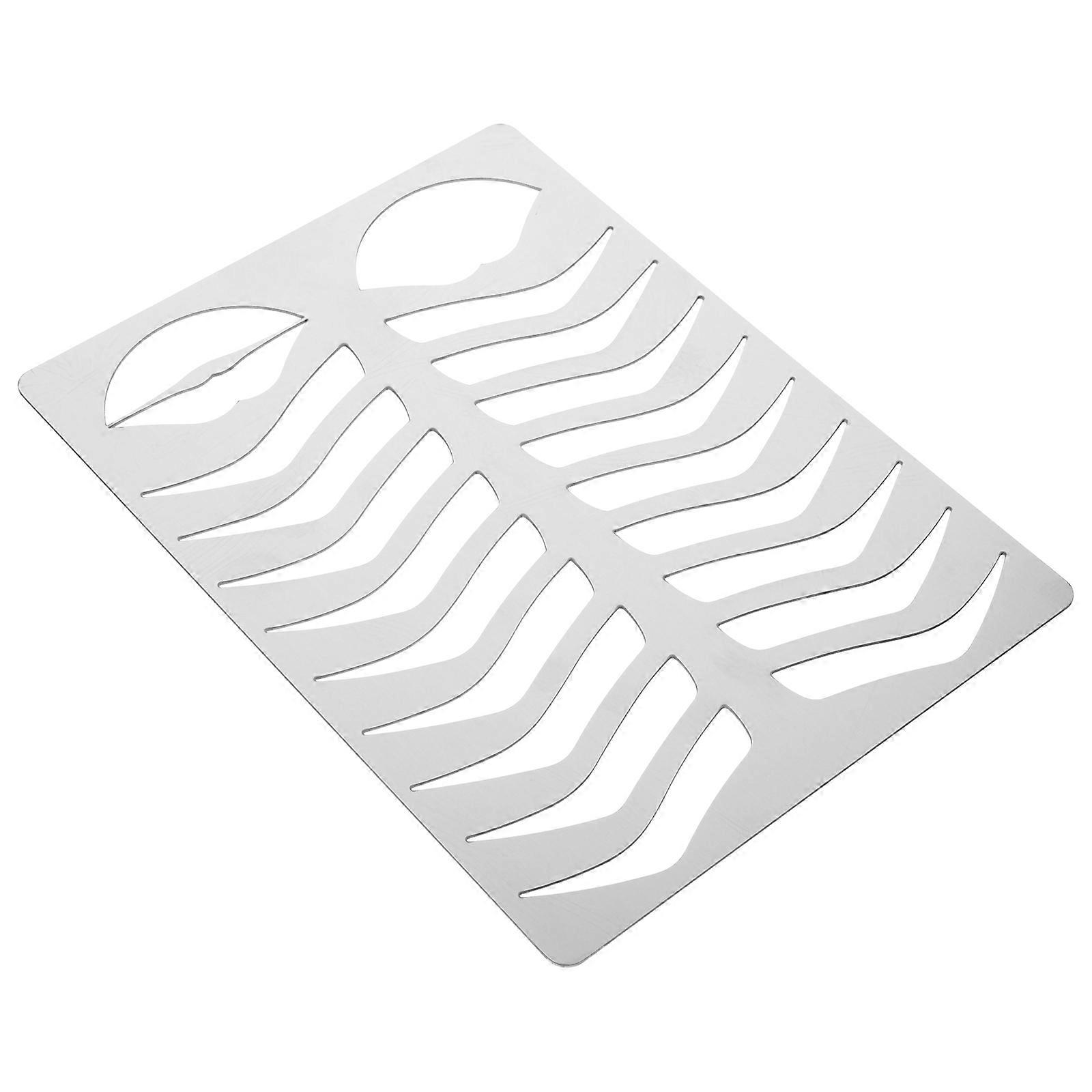 Template To Draw Eyebrows Eyebrow Shaping For Professional Use 19.60X14.50X0.10CM 1Pcs