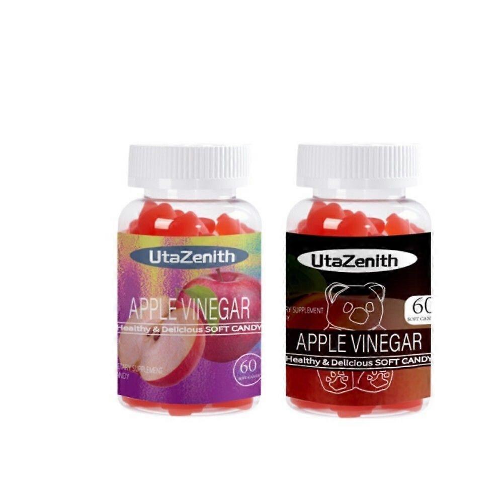 UtaZenith Apple Cider Vinegar Gummies, Vegan Gummies, Combination Pack