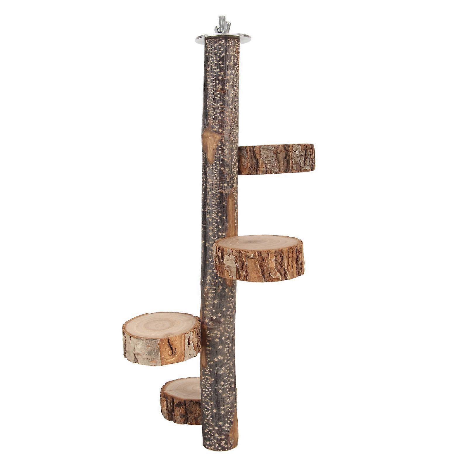 Parrot Hanging Platform Stand Toy Log Safety Durable Bird Platform Stand Toy for Entertainment
