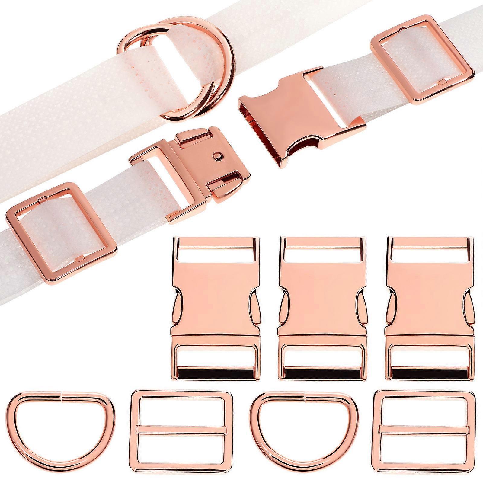 مقاطع مشبك معدنية أنيقة لأطواق ، مثبتات آمنة لأحزمة حقيبة الظهر ، أجهزة بديلة لمشاريع DIY