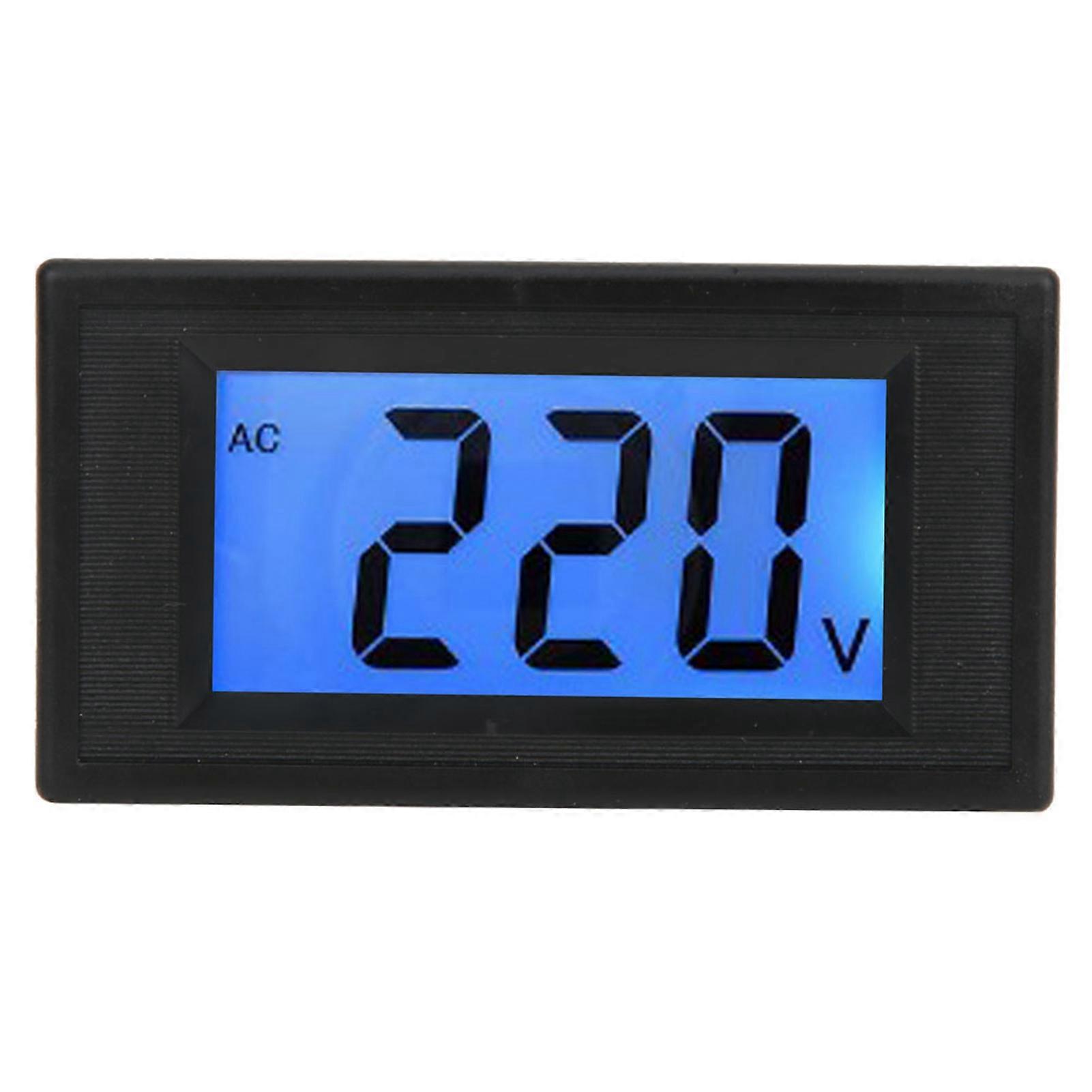 Voltage Meter, AC80-500V High Accuracy Digital Voltmeter Compact Shape for Electricity Test