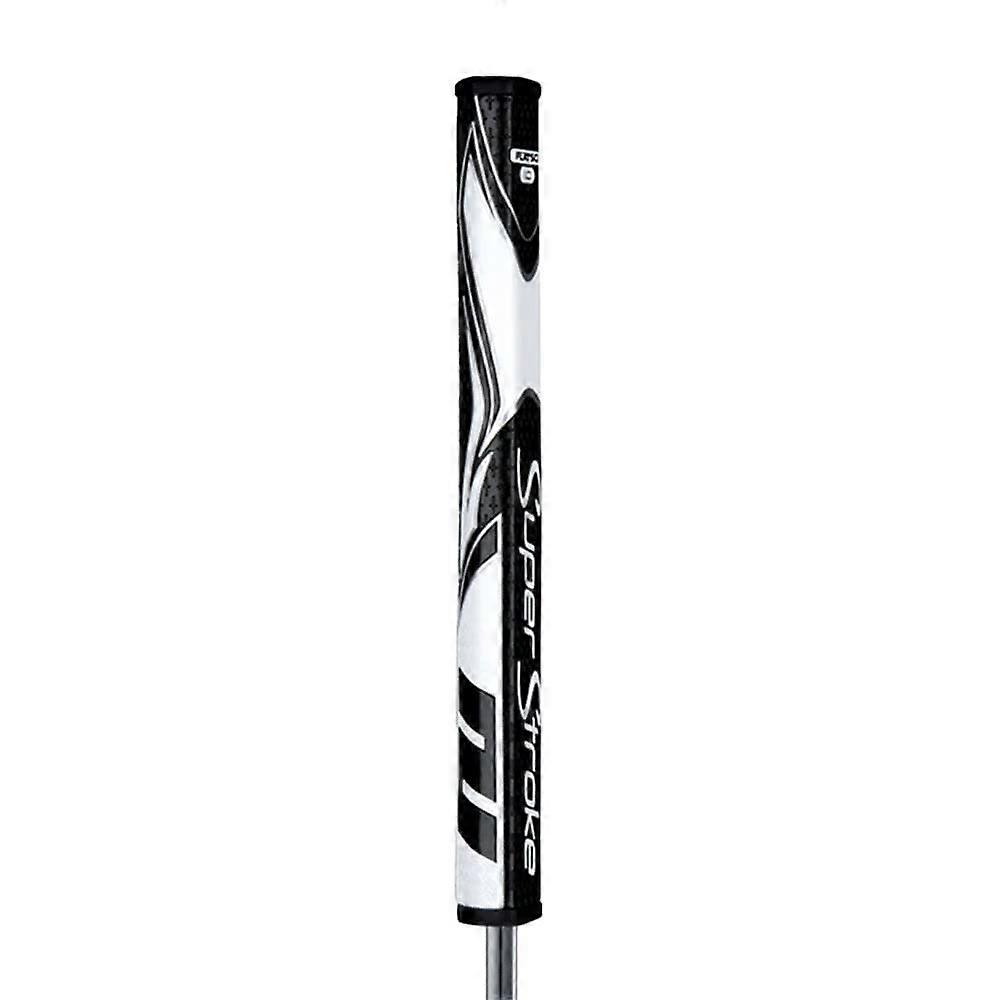 SuperStroke Zenergy Flatso 2.0 Putter Grip Gray/White, Ideal for Golf Enthusiasts, High-Performance Rubber Design