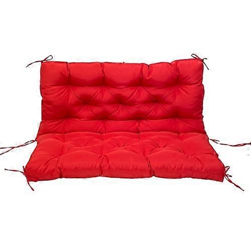 Cushion for ottoman chair backrest, double rattan chair cushion with straps, waterproof