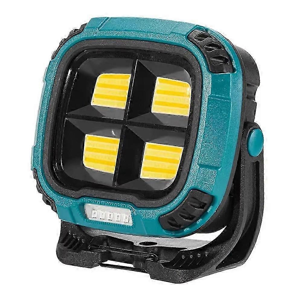 Portable Emergency COB Magnetic Floodlight Work Lamp (No Battery) - Yellow