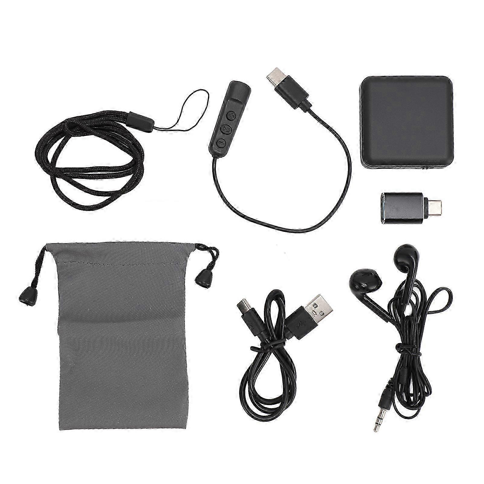 Multifunctional Portable Voice Activated Recorder MP3 Player for Conferences Lectures Interviews Study 32GB