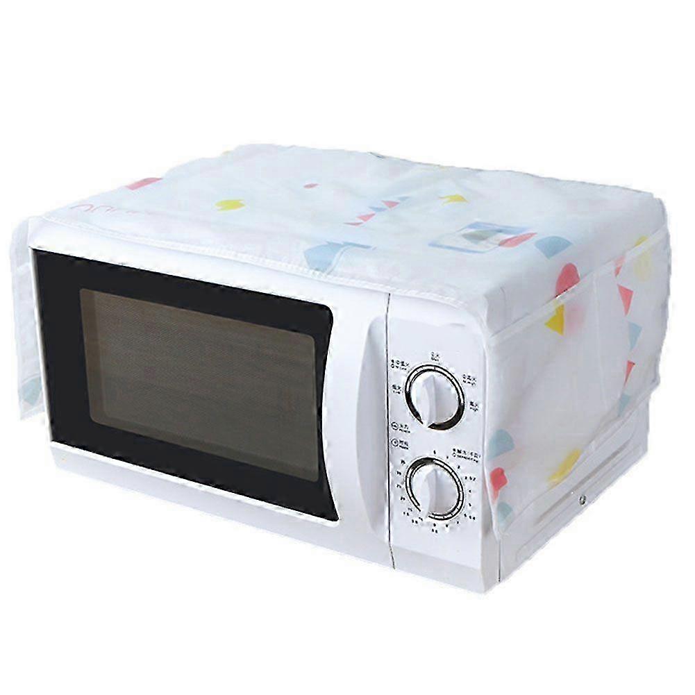 Mikrodalga Fırın Kapağı Mutfak Yağ Tozu Su Geçirmez Çift Cepli Saklama Çantası Aksesuarları