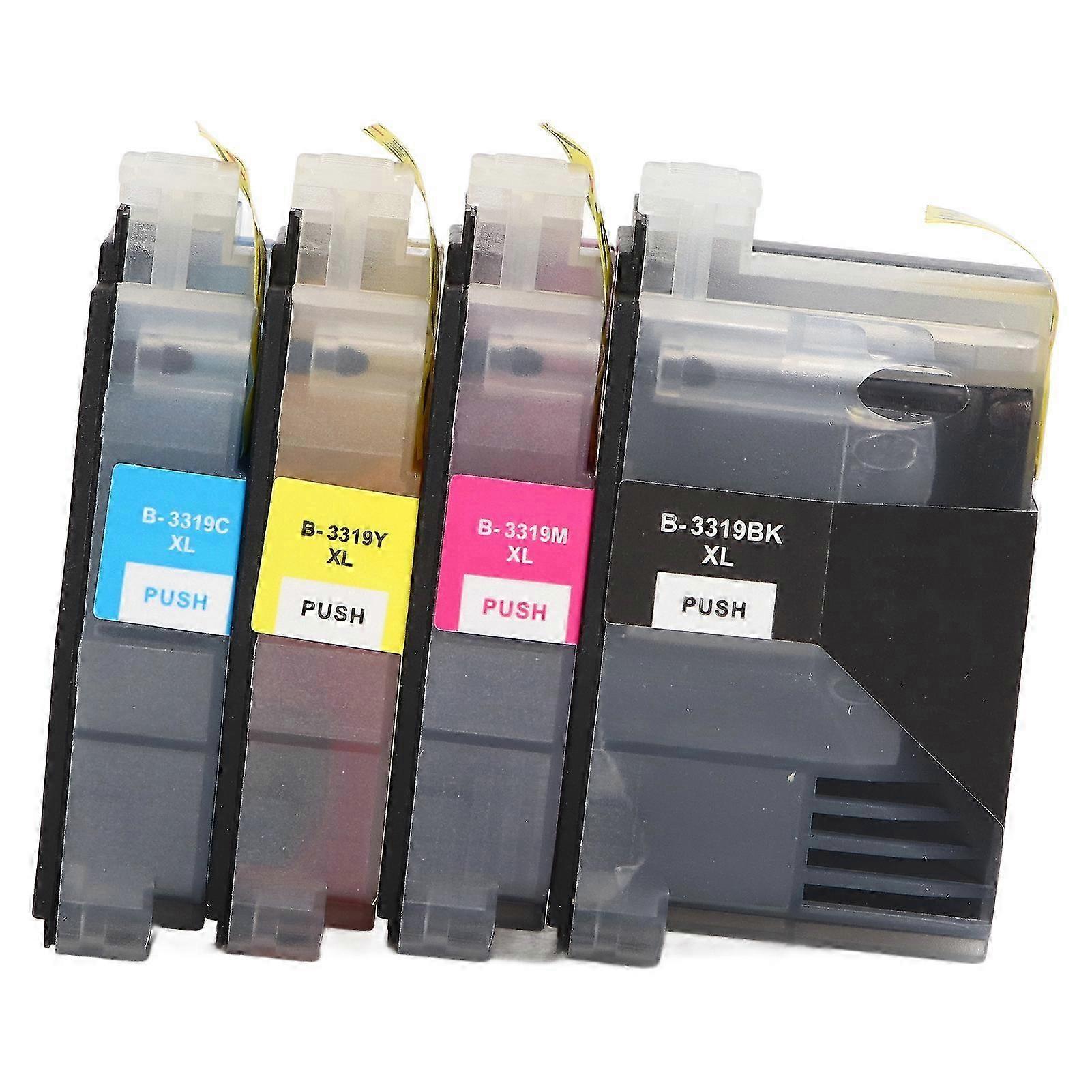 Ink Cartridge Set in 4 Colors for Photo Paper and Document Printing