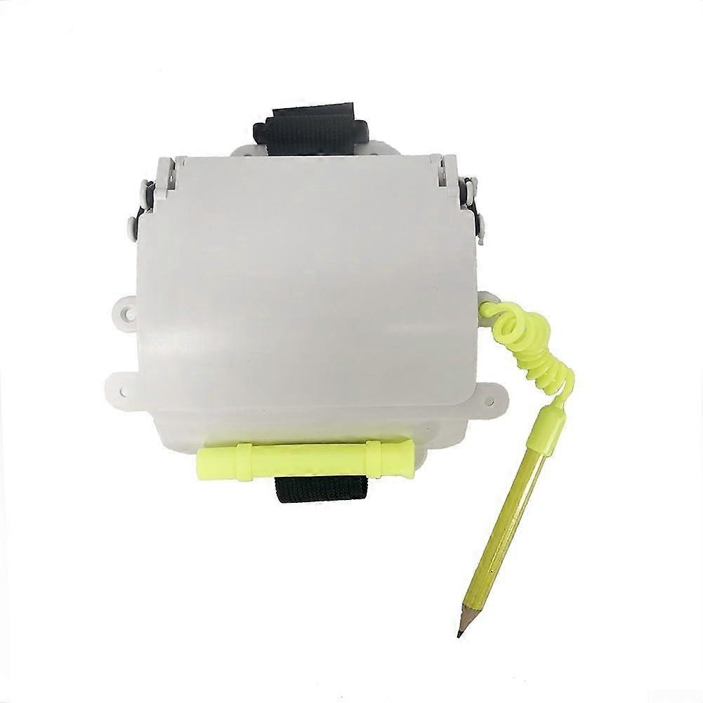 Diving Book with Hand Strap, Multilayer Slate, Pencil, and Safety Rope for Underwater Use