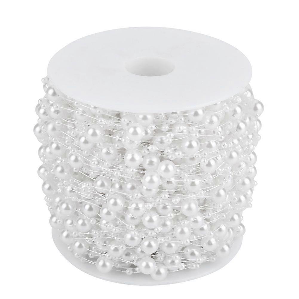 2025 Latest Model 60m/roll Grinding Pearl Wire Beads Garland String DIY
