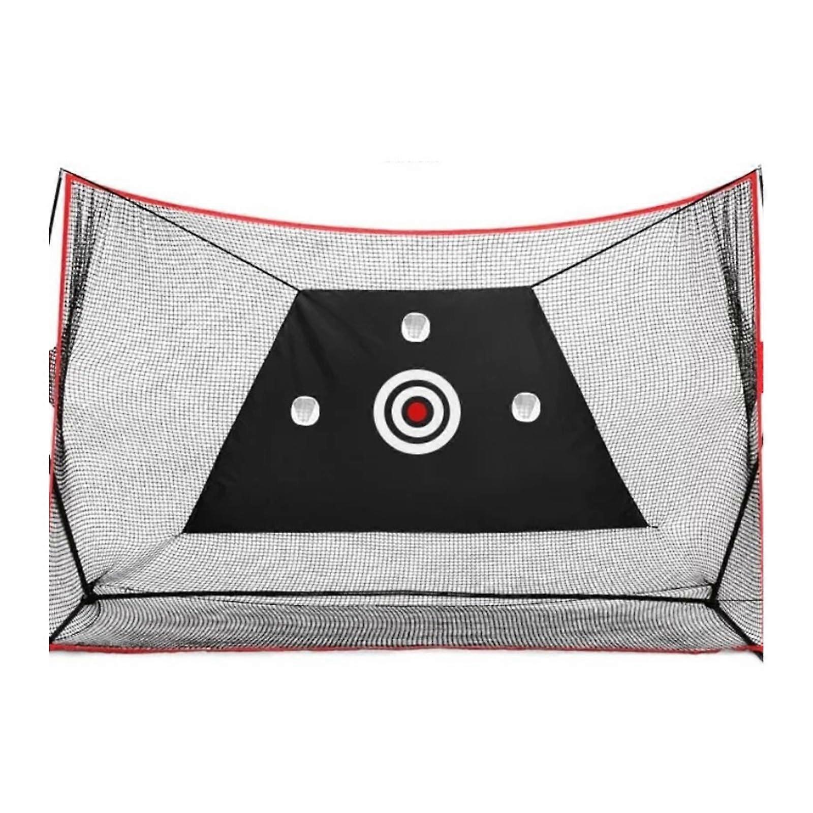 Golf Practice Net, 3m Golf Net Trainer Set Stand Rack Indoor Outdoor Swing Chipping Training Accessory