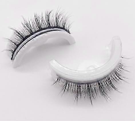 Uudelleenkäytettävät liimaripset, tekoripset 3D-itseliimautuvat tekoripset helppo laittaa luonnollisiin tekoripsiin