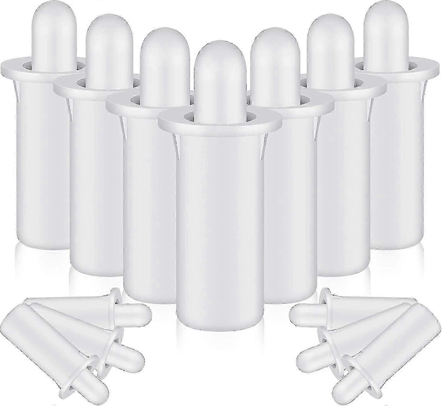 Replacement Spring-Loaded Shutter Repair Pins for 40 Pieces White for Windows Plantation Shutters
