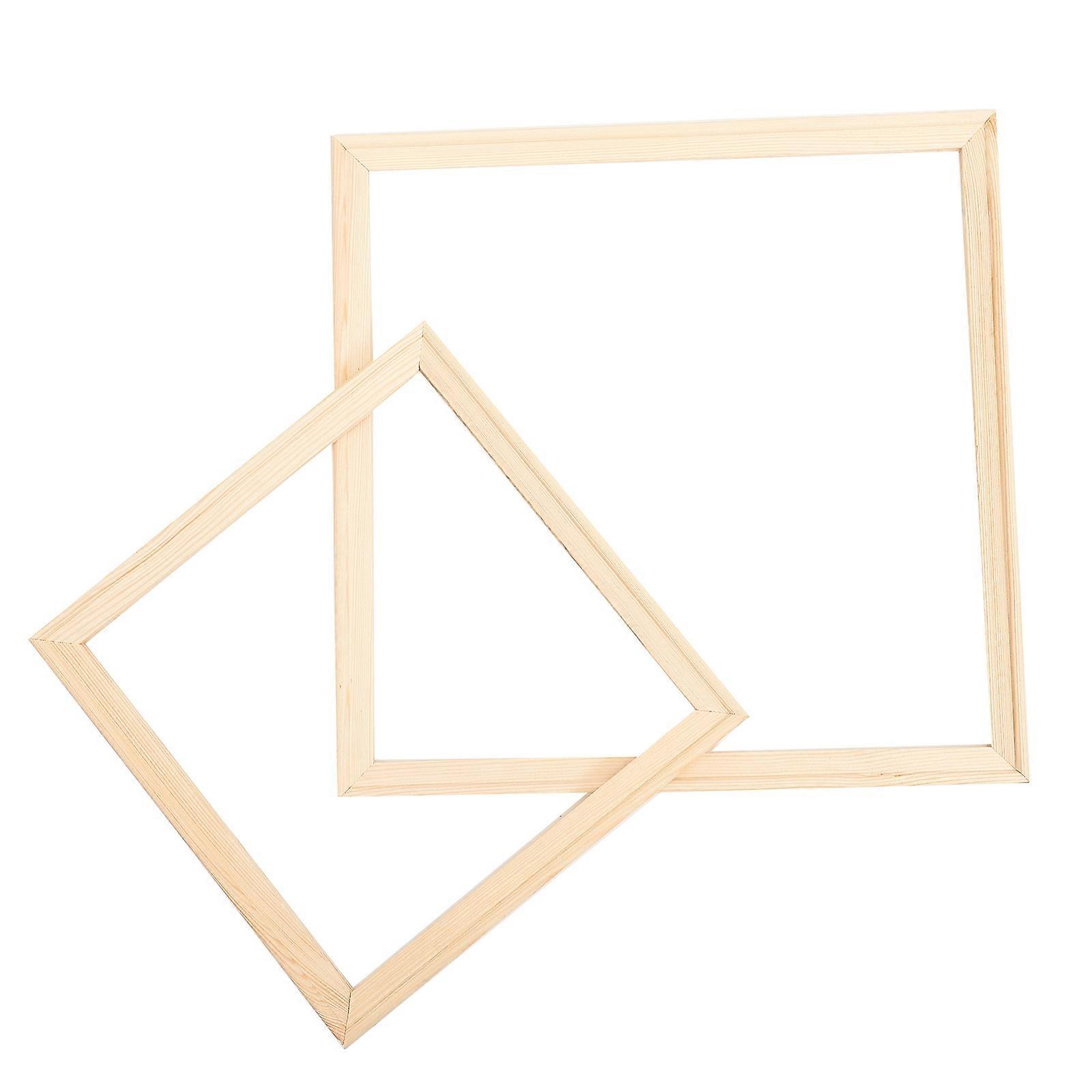 Canvas Frame Kit Wood Frames For Canvas Home Decoration Size 15.72X11.79X0.51in For Amateurs 2 Sets