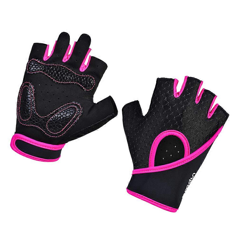Gloves Non-Slip Hand Protector M Size Half Finger Fitness Gloves 1Pair