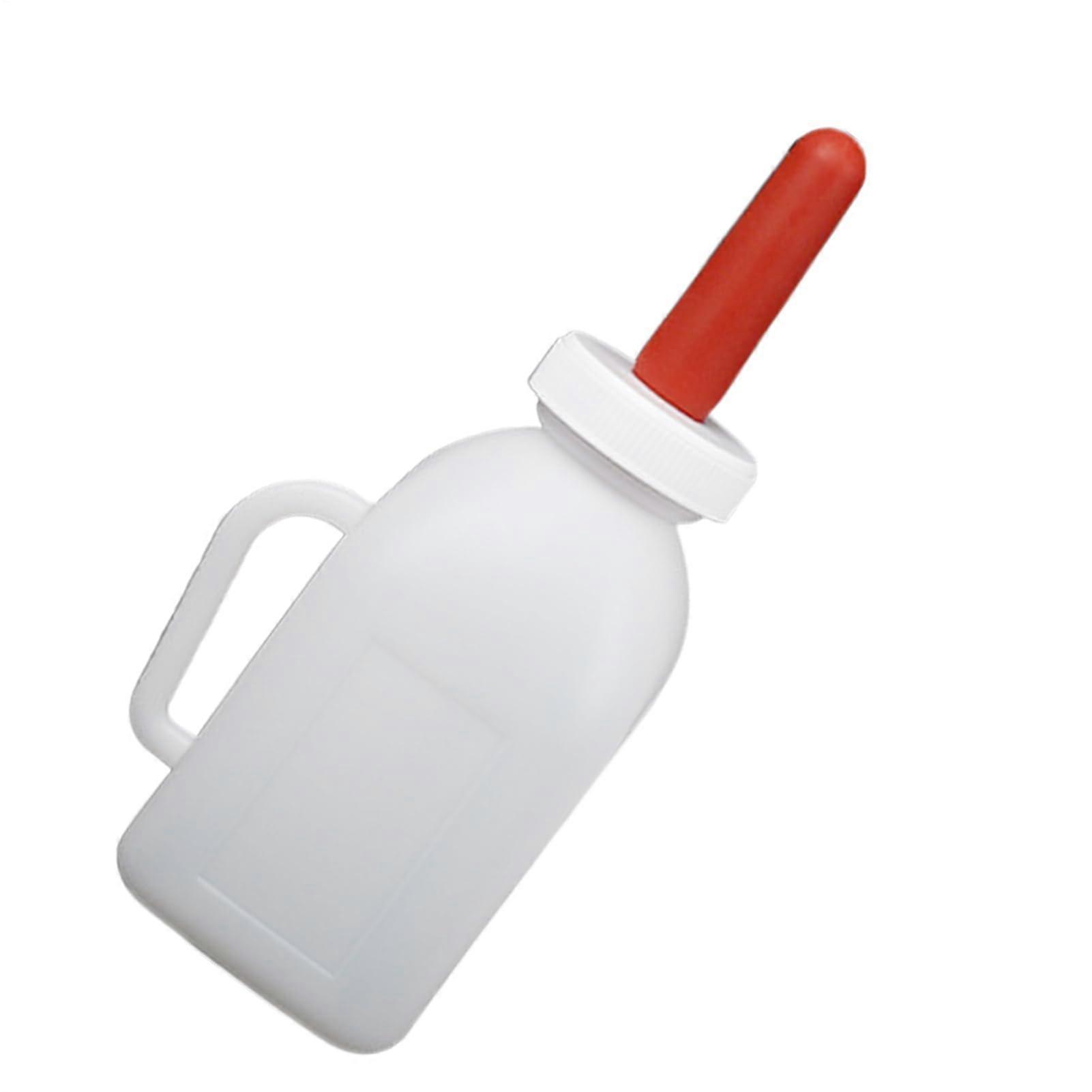 Wading bottle, pacifier feeder for cows, precision pacifier feeder, milk nipple bottle for goats, calves, lambs, and sheep, 1liter milk pot