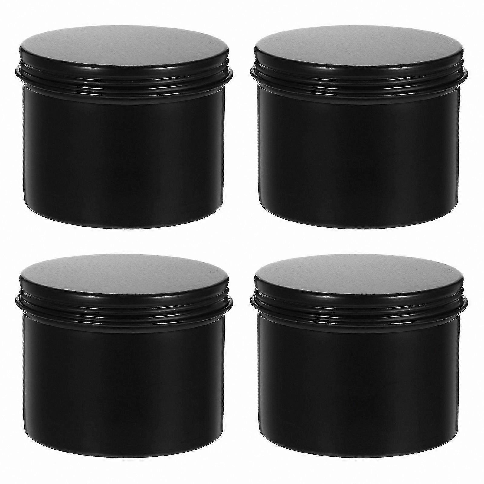 4-Pack Reusable Aluminum Jars for Tea, Candles, and DIY Projects