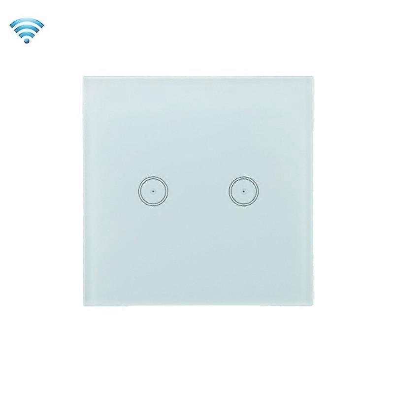 Smart Switch , Model: White 2 Gang (Zero Firewire Wifi ) White 2 Gang (Zero Firewire Wifi )