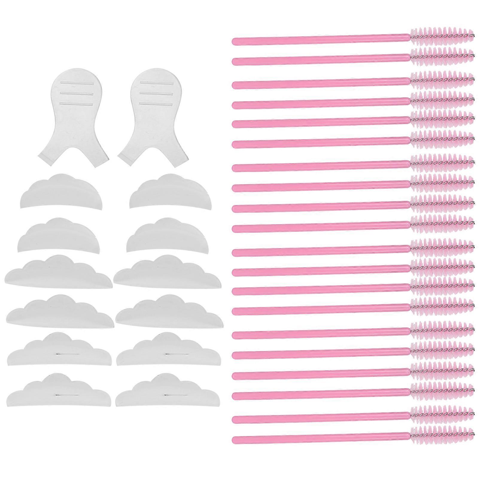 Professional Eyelash Perming Kit YShaped Brush Eyelash Perming Patch Curling Tool Set