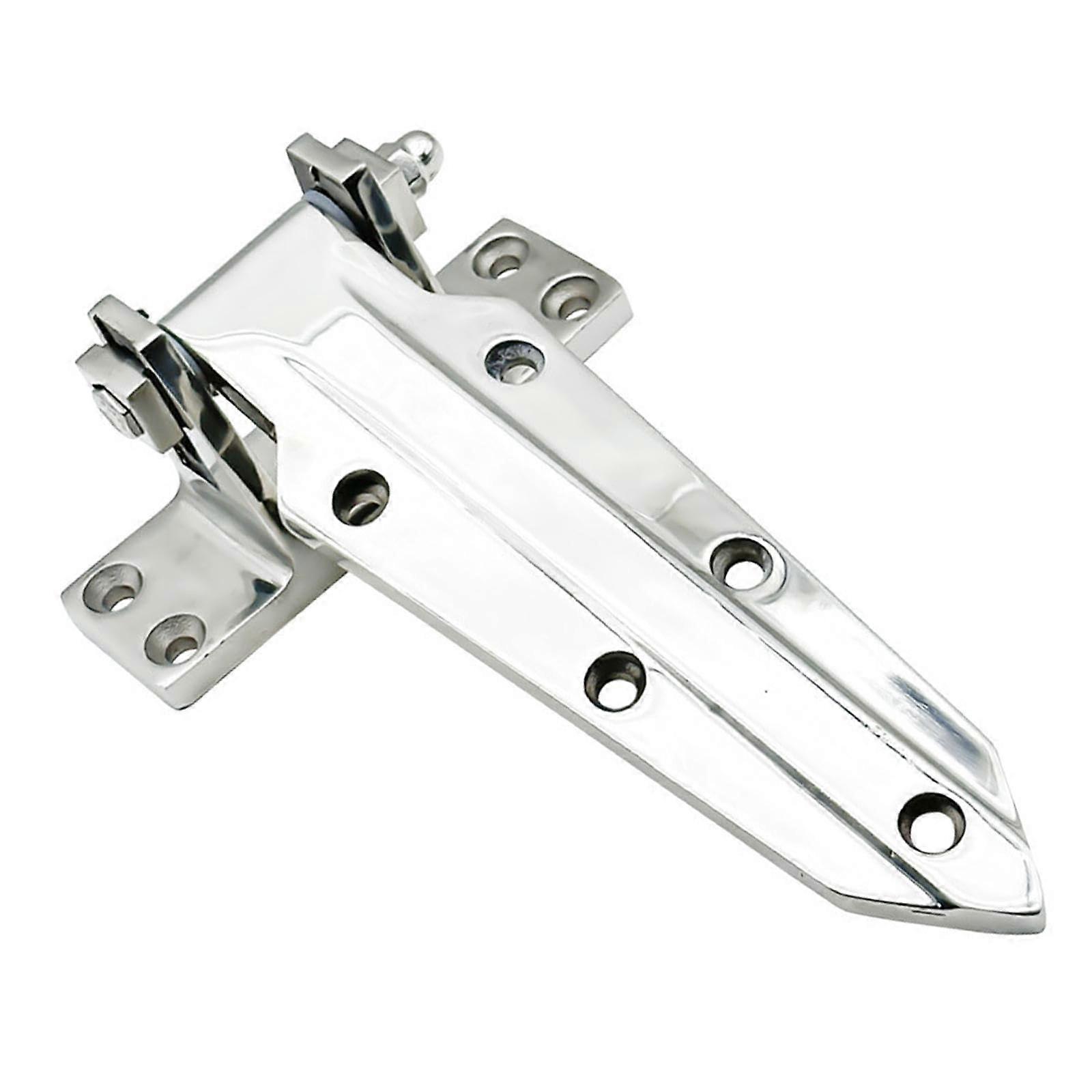 Freezer Door Hinge Replacement, Folding Door Hinge Repair Part, Universal Fit, Stainless Steel, Refrigerator Accessory