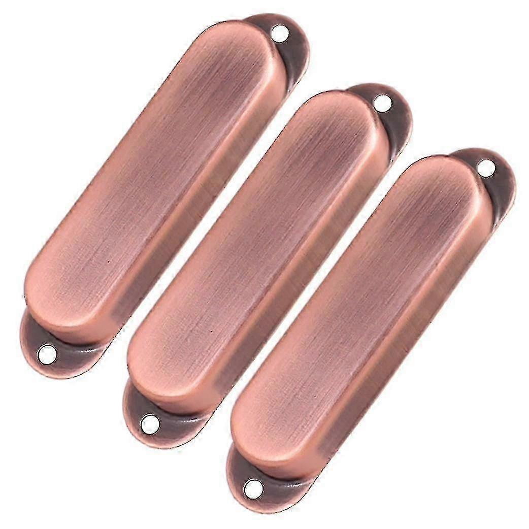 Gitarr Pickup Covers Closed Single Coil Pickup Cover, röd brons