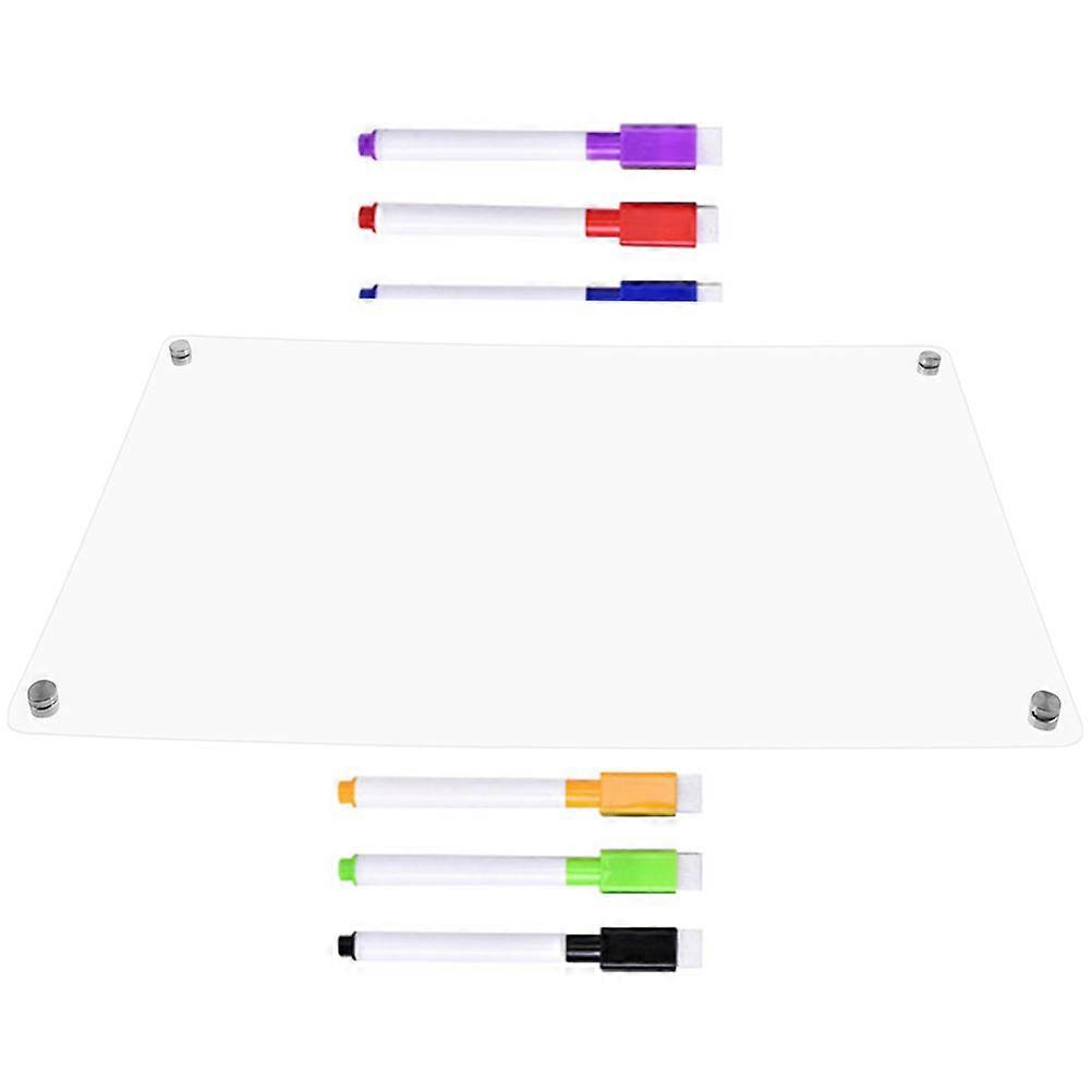 Fridge Message Board Weekly Planner Whiteboard Refrigerator 42.00X29.70X1.00CM Magnetic To-Do List 1Set