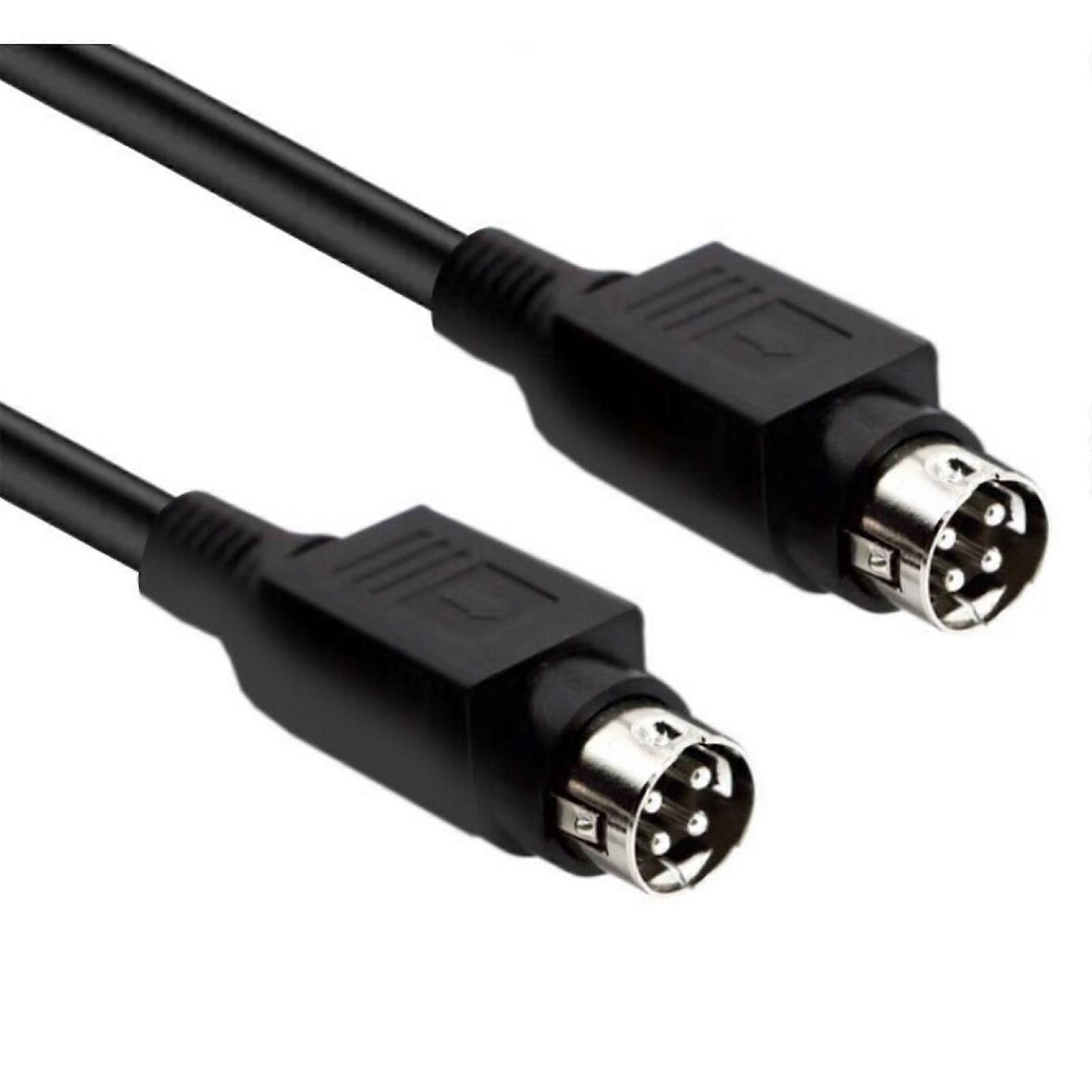 Cabo de conectores macho DIN de 4 pinos para cabo de alto-falante de R1700BTR1600TIII 4 pinos Fio de som sem perdas Substituição de fio amplamente utilizado 2,5 M