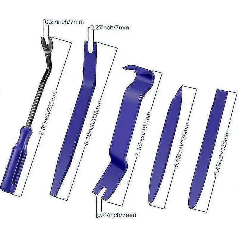 Car Trim Removal Tool Set 5pcs - Radio & Dash Installer Tool