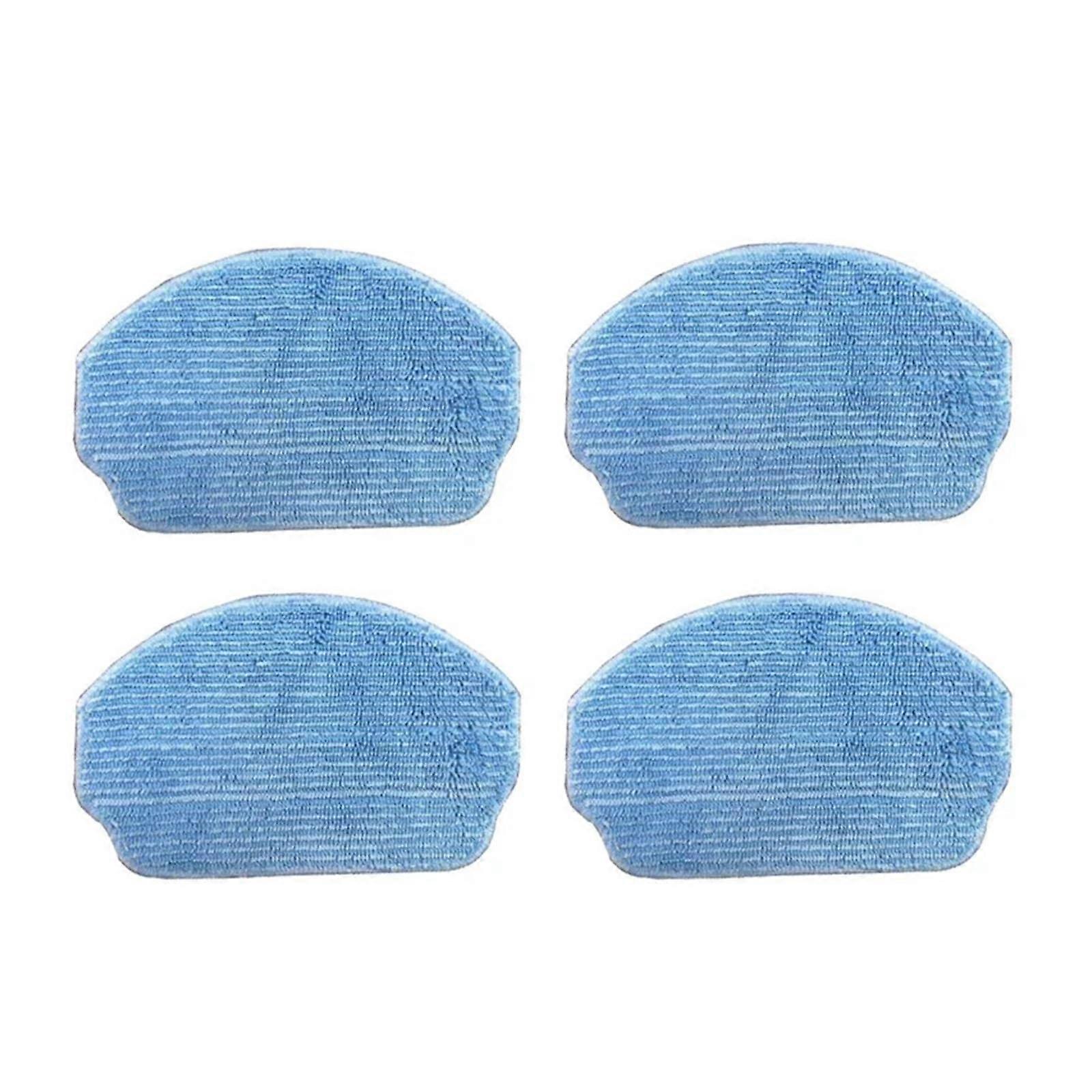 Robot Vacuum Cleaner Compatible with Midea VCR04W MAMNV GOOVI ZCWA BR151, 4-Piece Replacement Mop Cloth Set