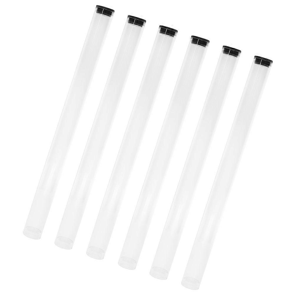 Tubes Container Incense Sticks Storage Portable Outdoor Use 12.3X1.9CM 6Pack