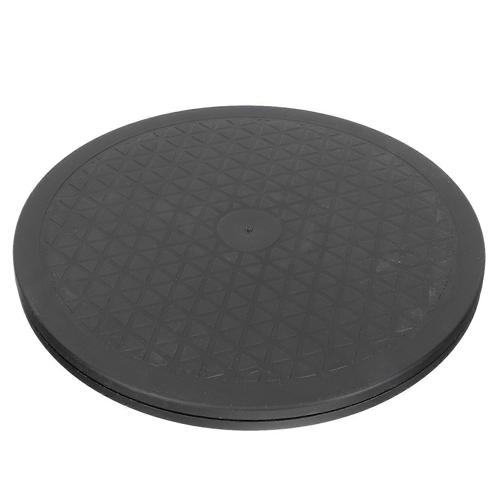 Round Rotating Turntable 1 Set Plastic Swivel Plate Practical Turntable