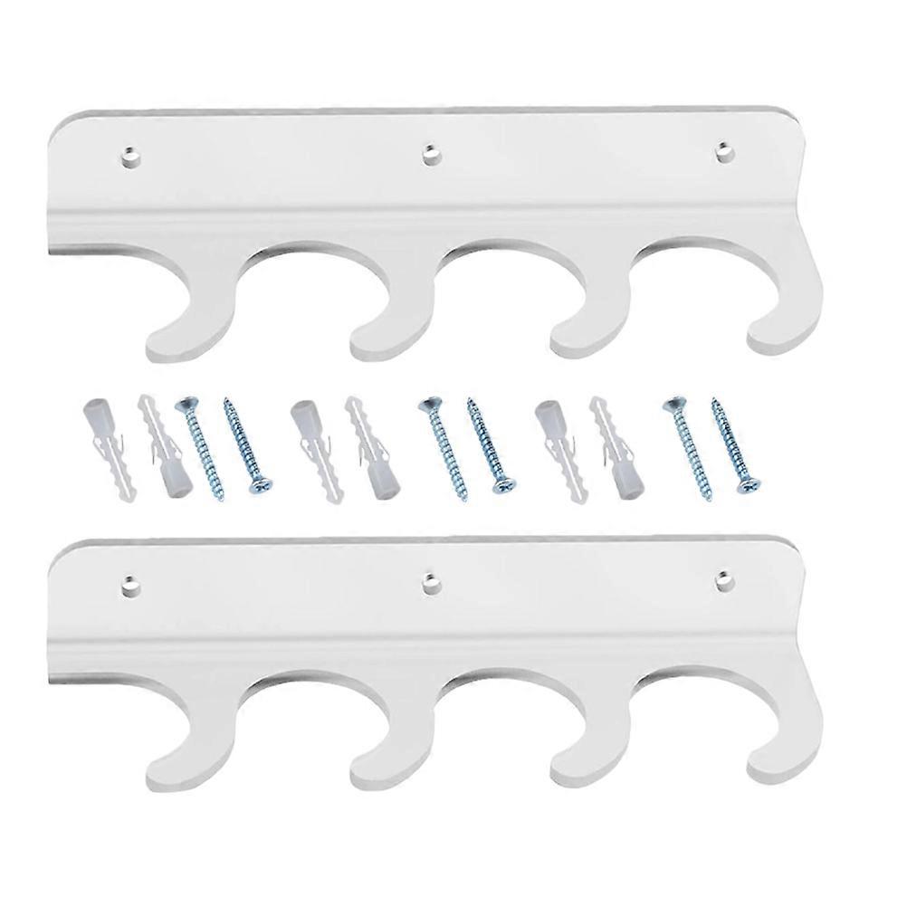 Compact Fishing Rod Rack Acrylic Tensile Strength Tear Resistance Display for Home Use 1Set