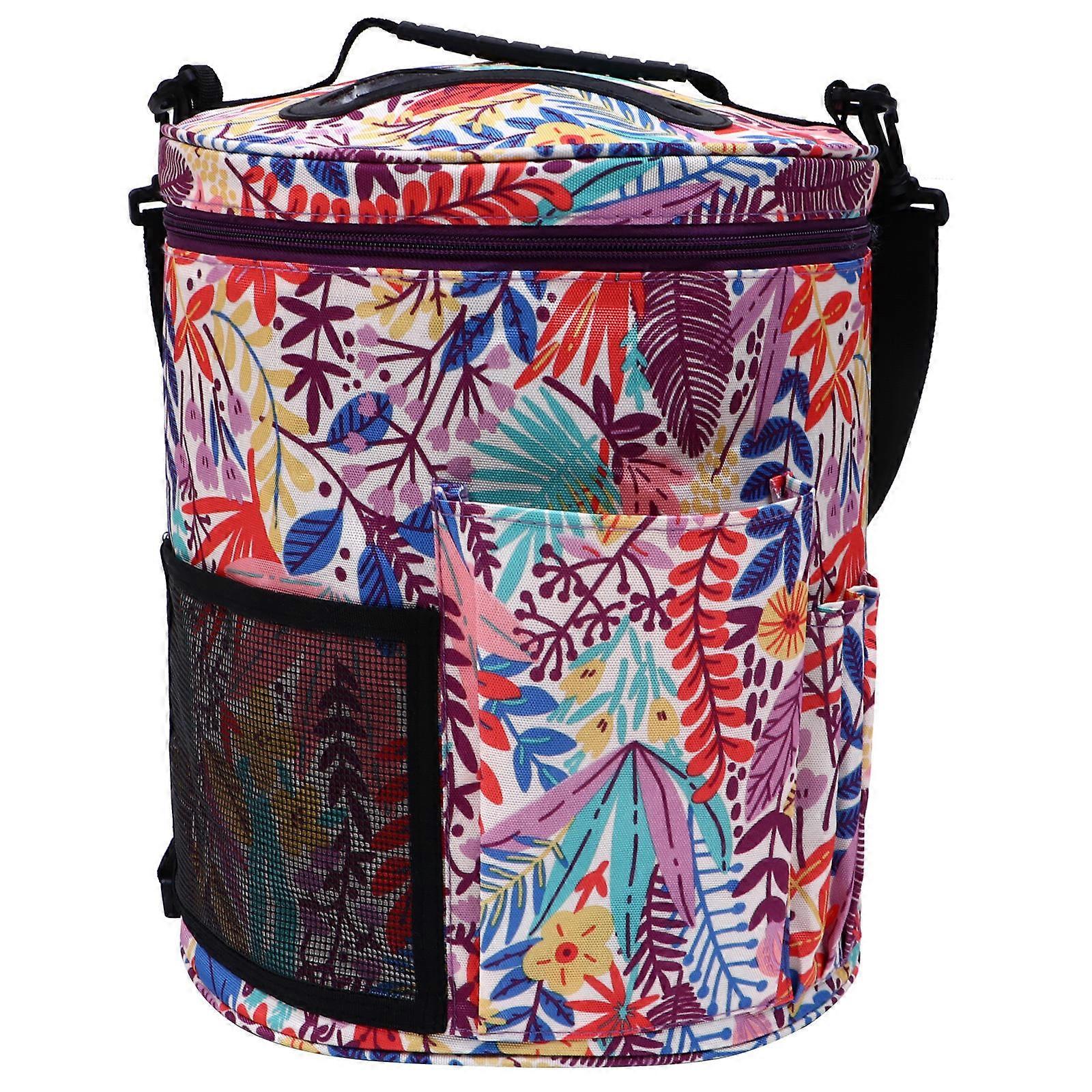 Yarn Organizers And Storage Durable Handle Rectangular Shape Multi Color For Knitting Yarn Project 1Pack