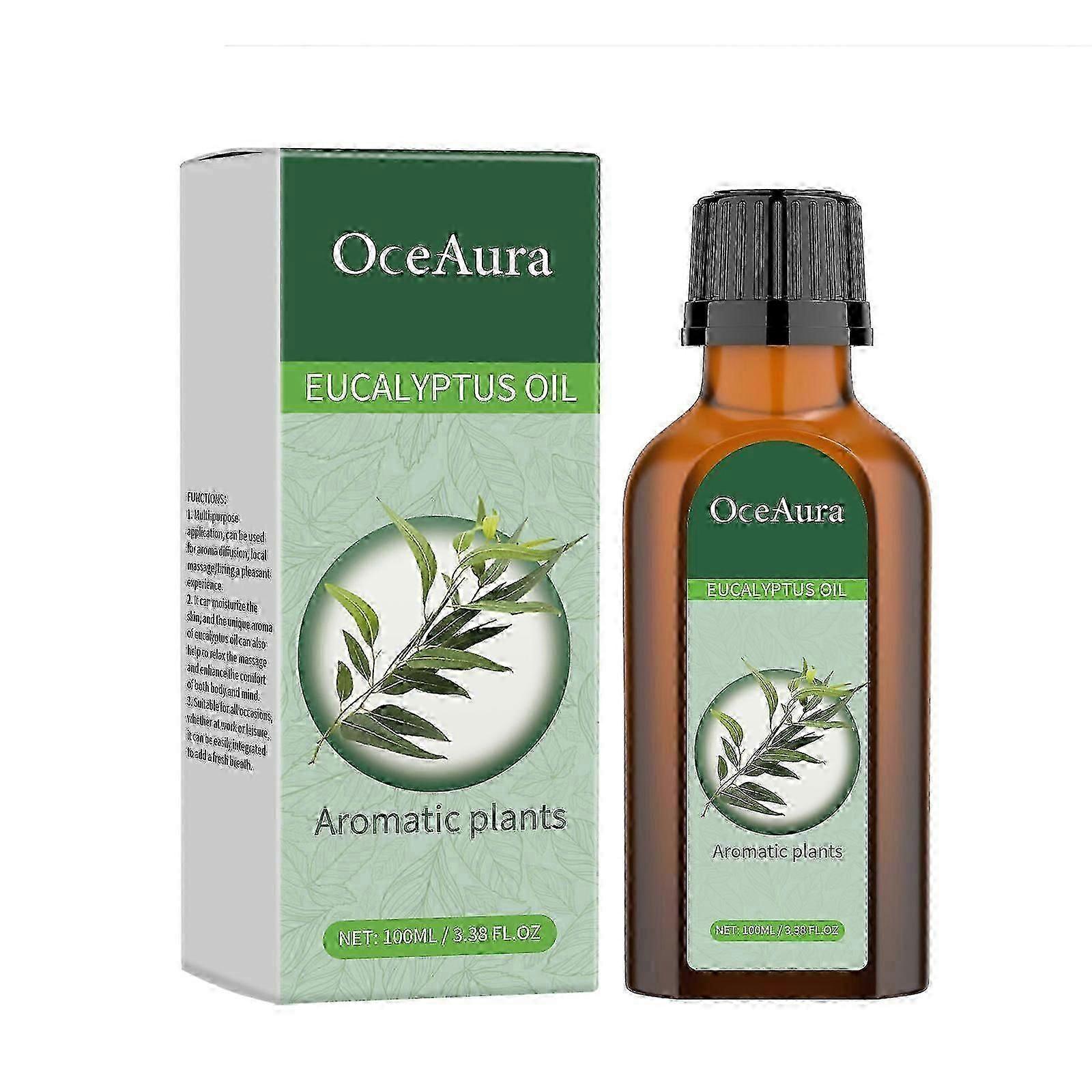 Huile essentielle d’eucalyptus, huile corporelle hydratante douce, huile de massage relaxante aromatique rafraîchissante