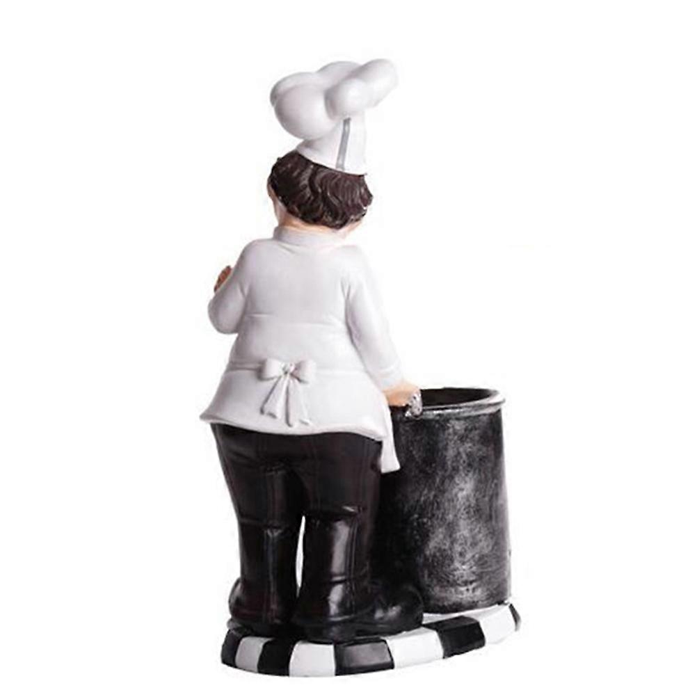 Modern Art Figure Statue for Decor Made of Resin White Color Perfect for Home Office or Table 6.5 Inches