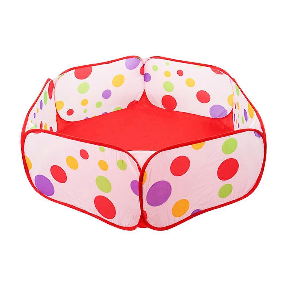 Cartoon Children Tent Playing Ball Pool 1Set Safe Fence Multi-Colored For Indoor Play