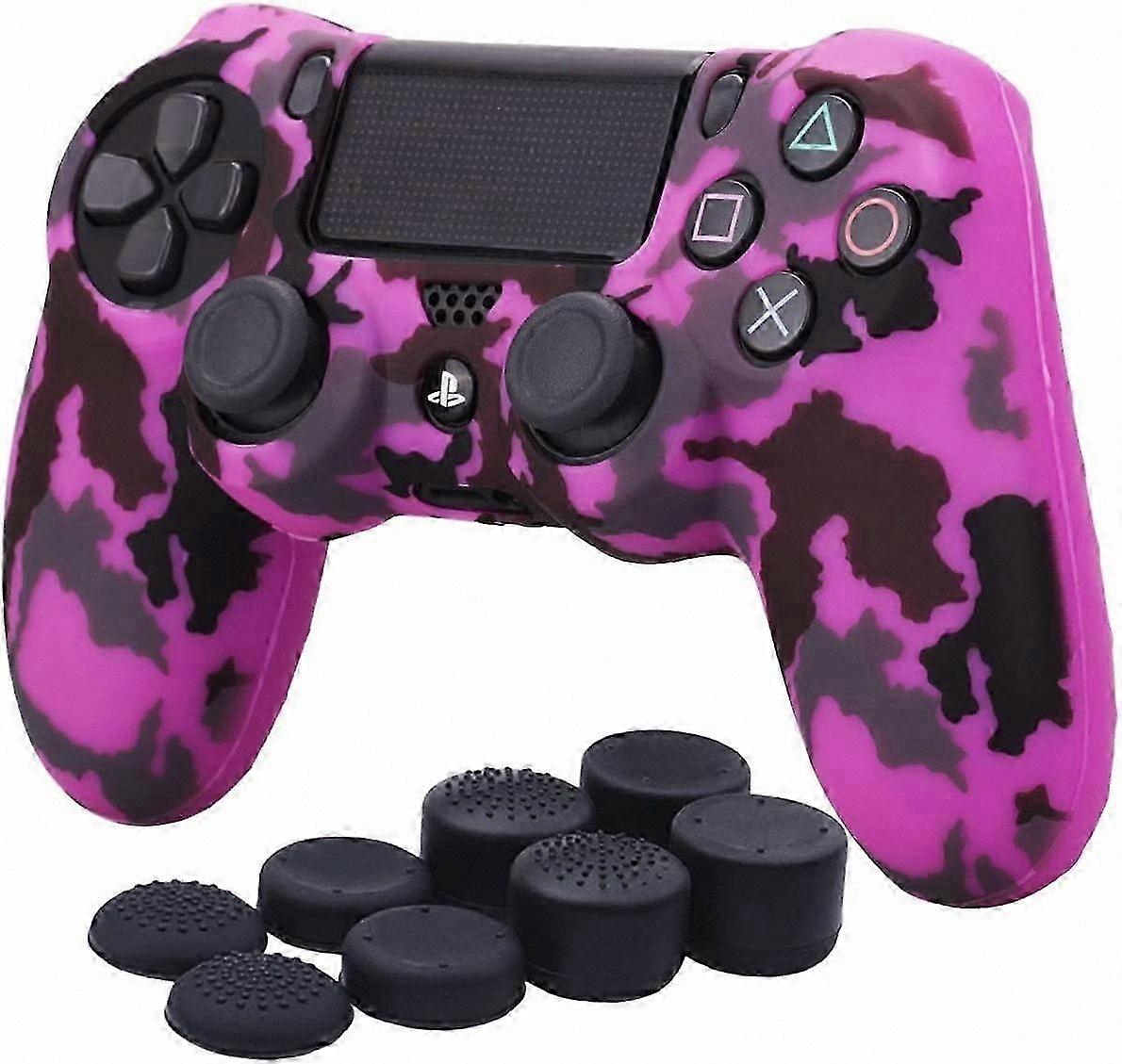 Silicone Camouflage Case for PS4 Controller, Compatible with DualShock 4