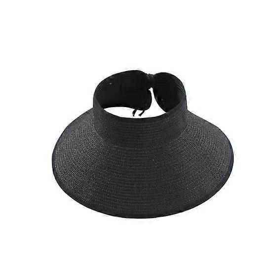 Lightweight Beach Hat Elastic Rope Trendy Solid Color Sunscreen