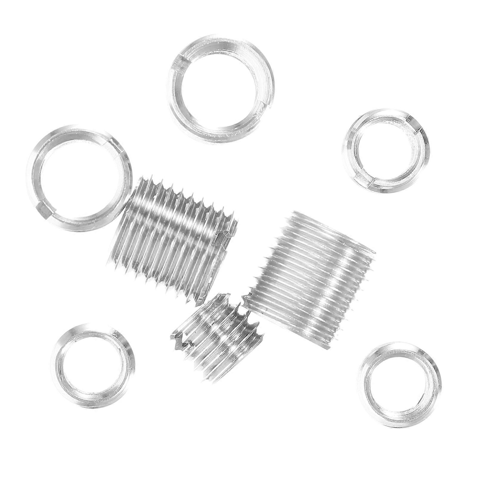 Small Screws Assorted Socket Grub Screws Set Silver 0.5x0.5x0.5cm 304 Stainless Steel Easy to Install 8Pack